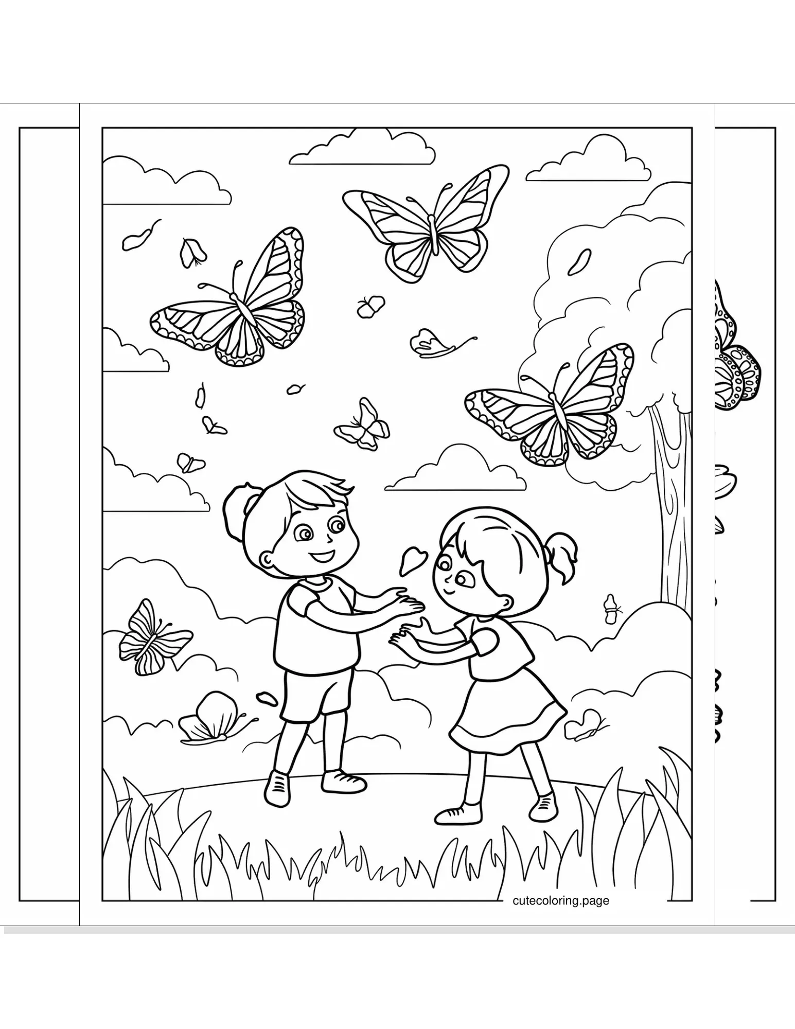 butterfly coloring pages coloring page