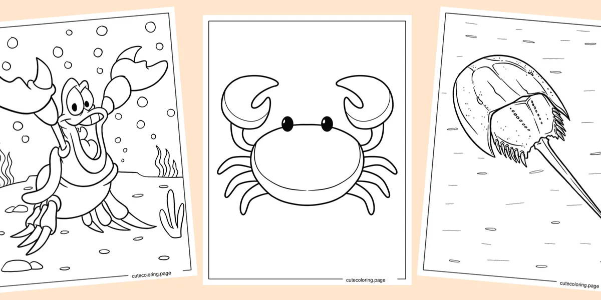 crab-coloring-pages