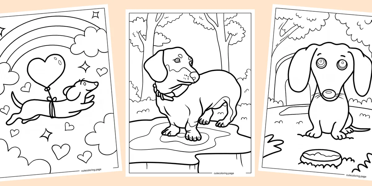 dachshund-coloring-pages