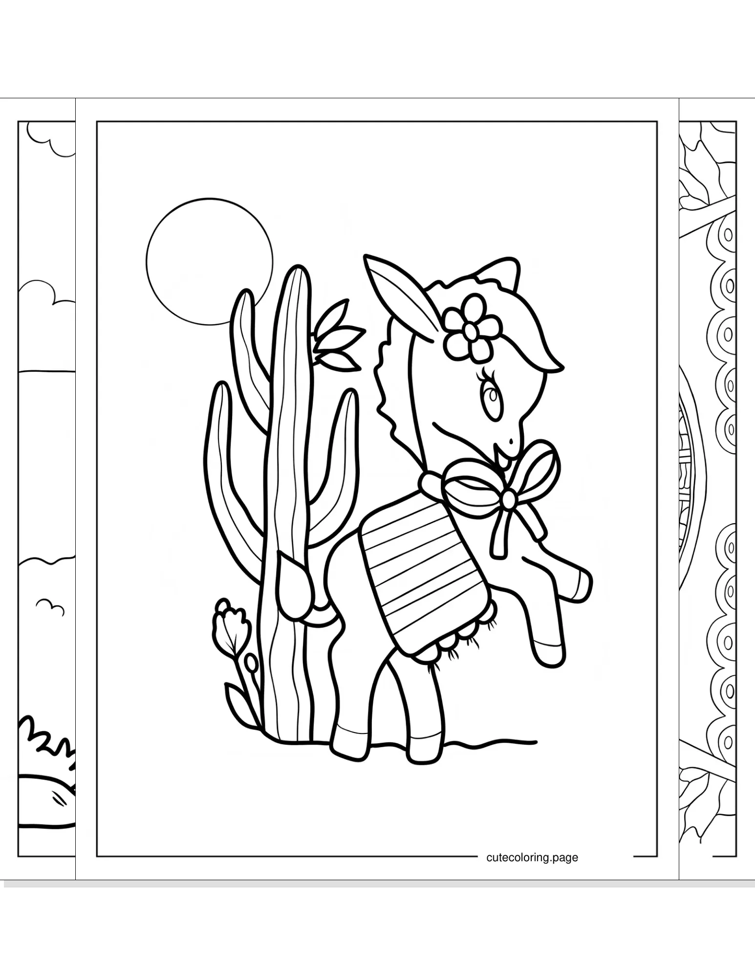 donkey coloring pages coloring page