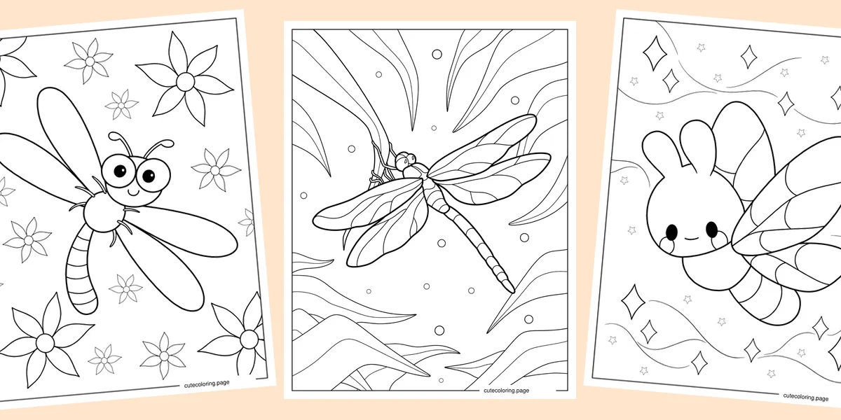 dragonfly-coloring-pages