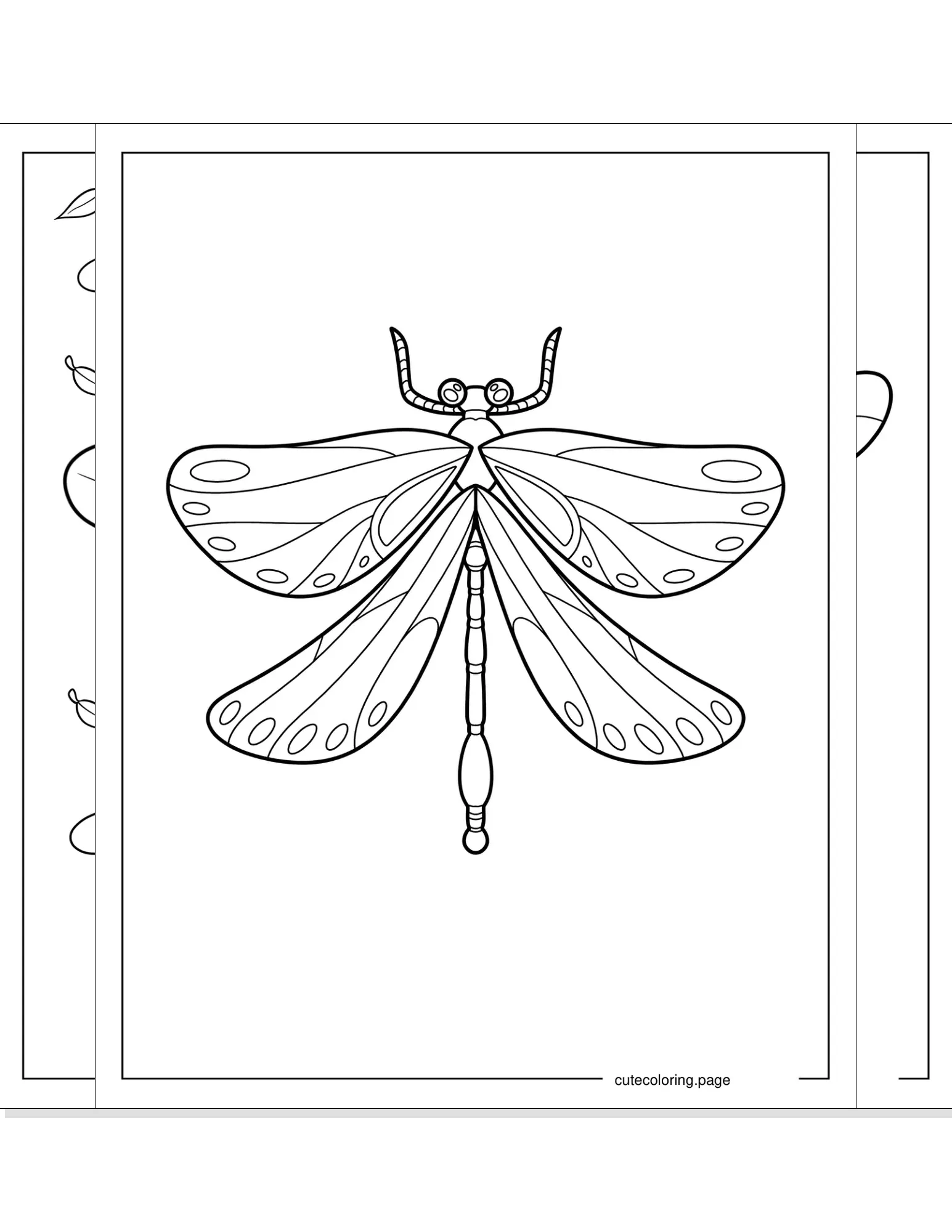 dragonfly coloring pages coloring page