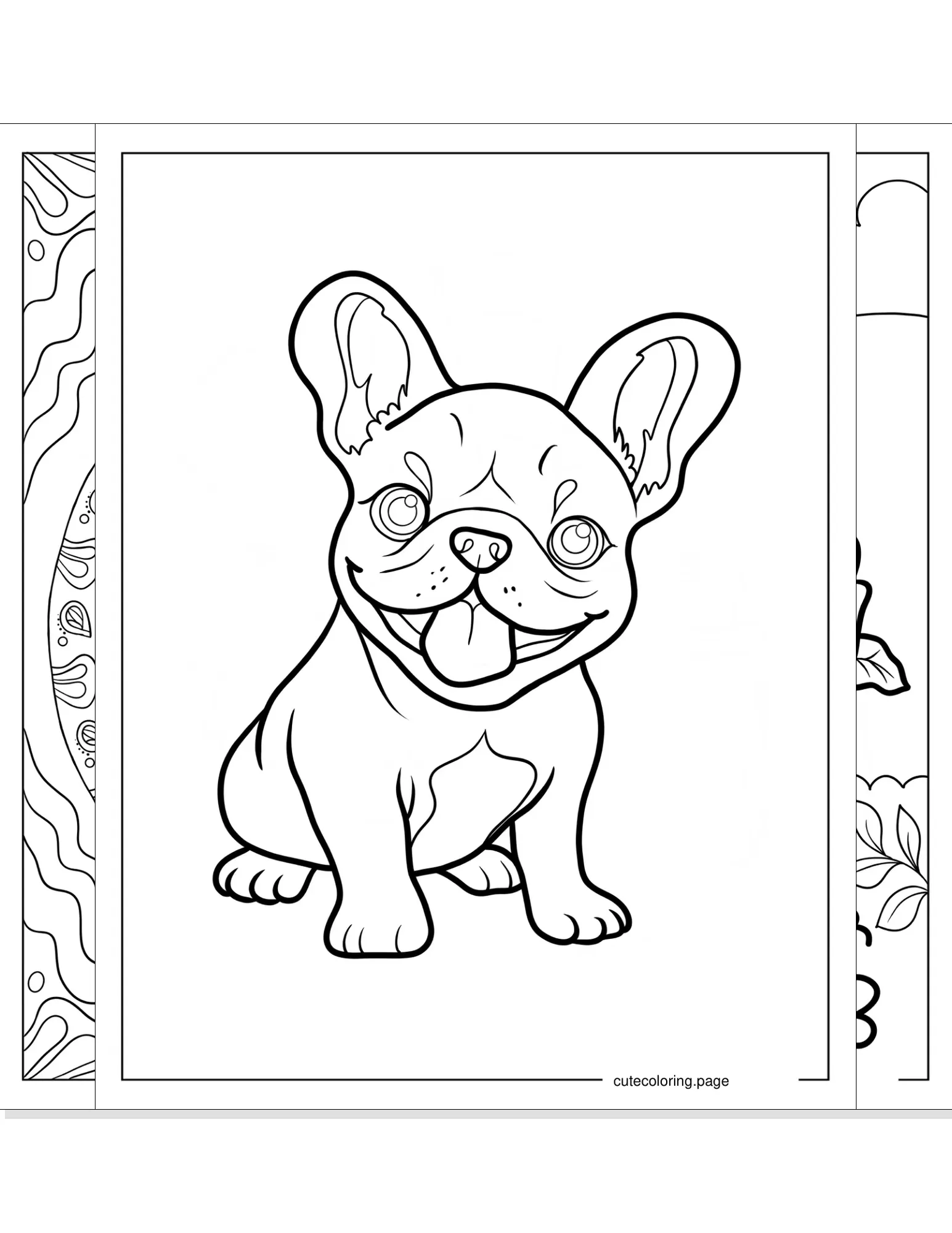 french bulldog coloring pages coloring page