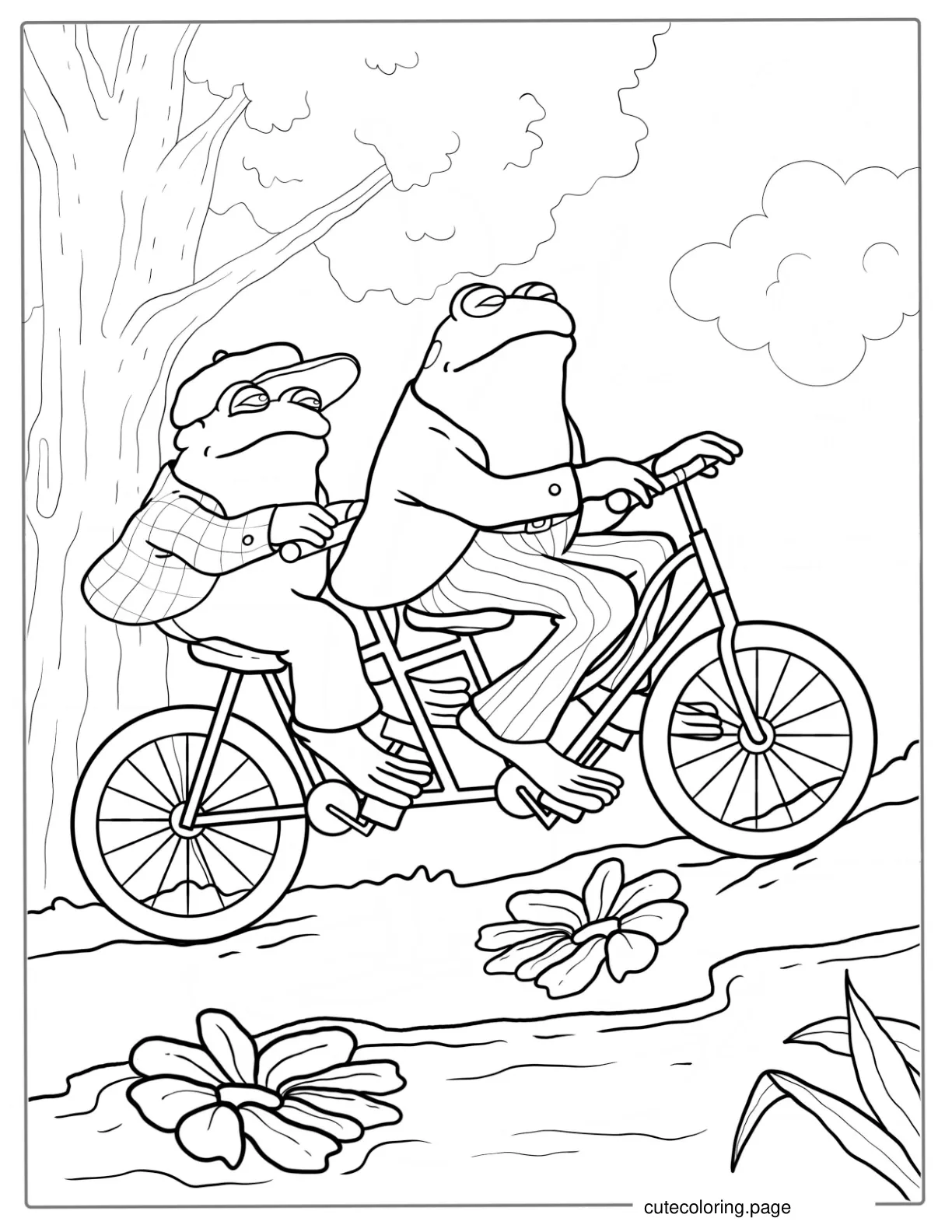 Frog And Toad Coloring Page coloring page