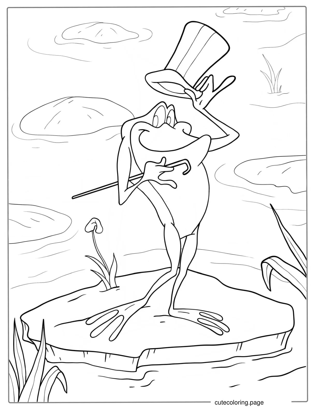 Michigan J. Frog Fron Looney Tunes To Color coloring page