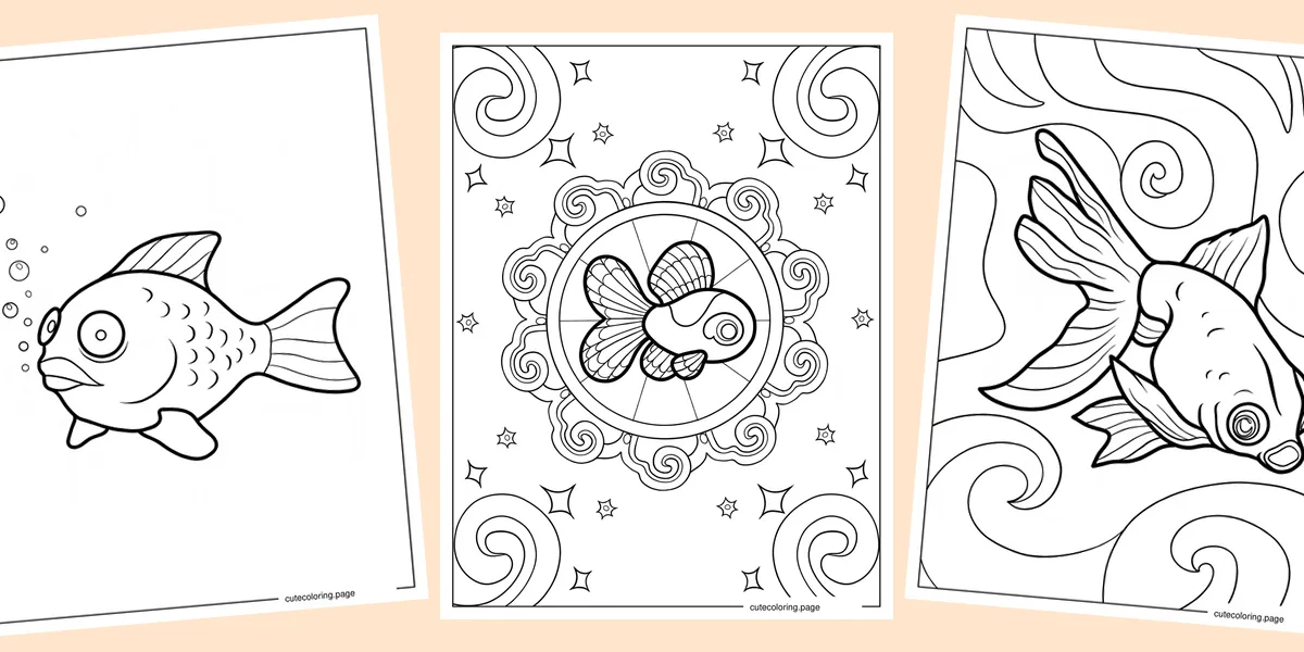 goldfish-coloring-pages