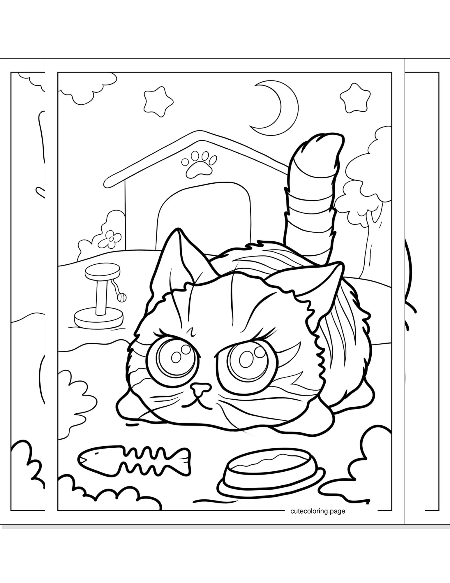 kitten coloring pages coloring page