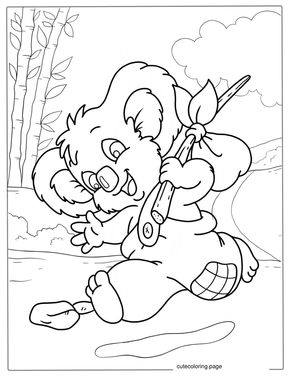 Coloring Page Of Blinky Bill Koala coloring page