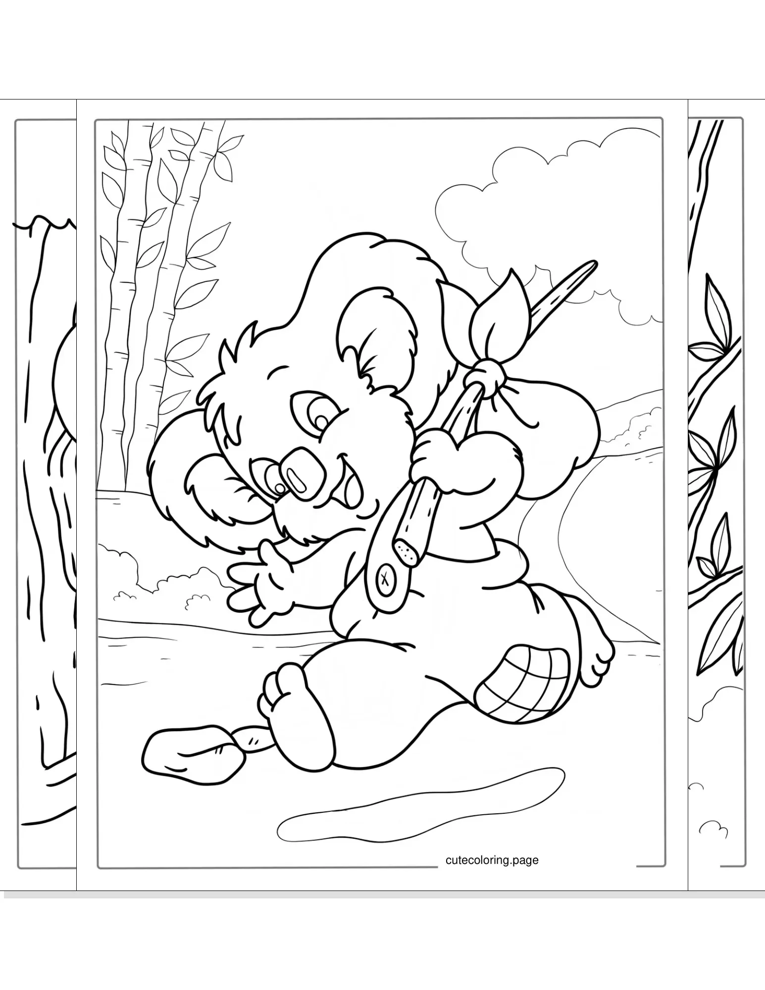 koala coloring pages coloring page