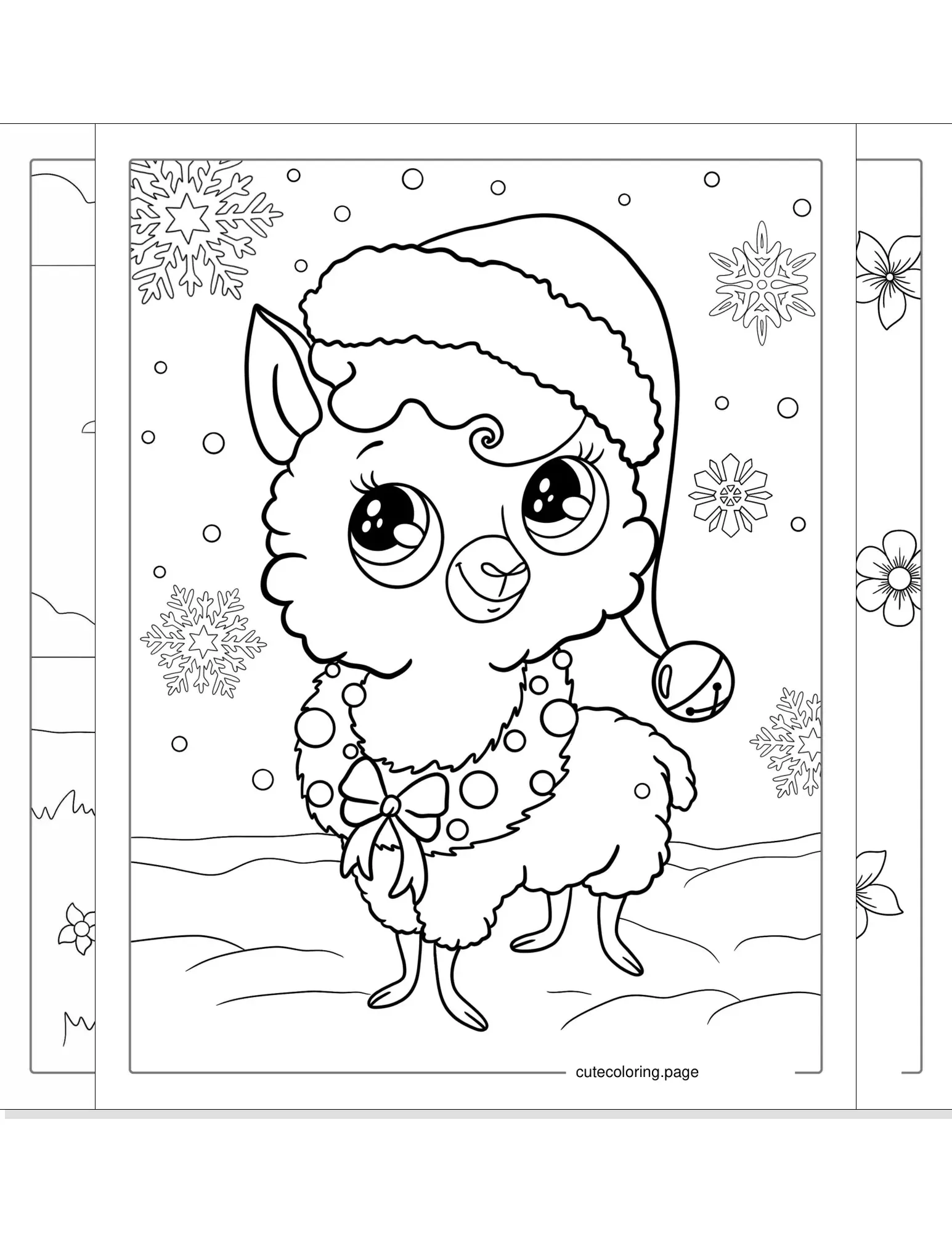 llama coloring pages coloring page