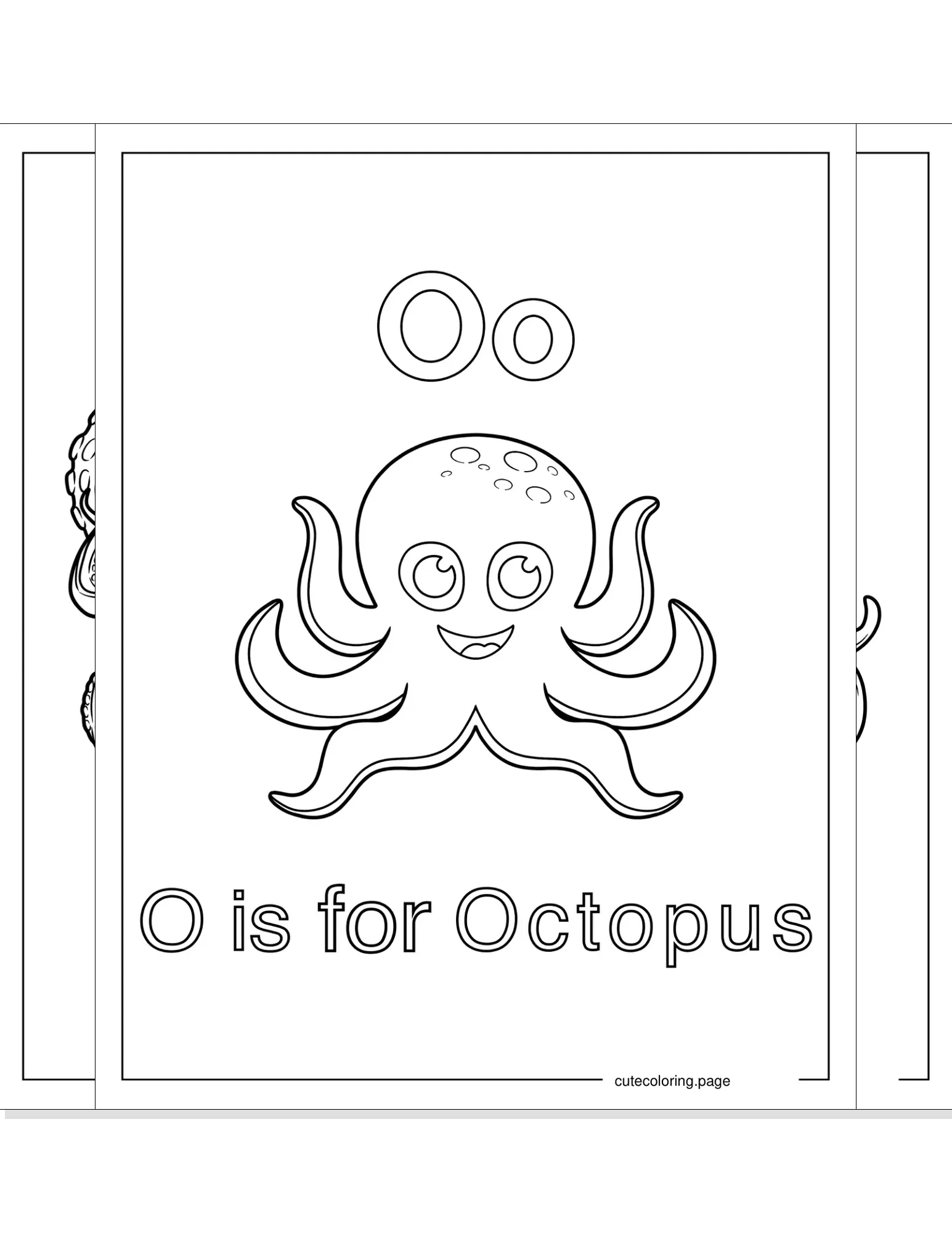 octopus coloring pages coloring page