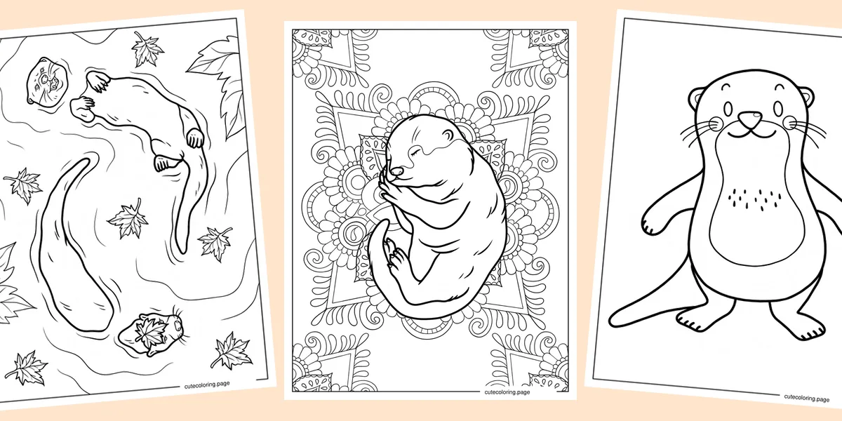 otter-coloring-pages