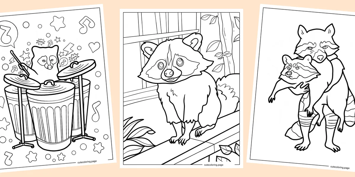 racoon-coloring-pages