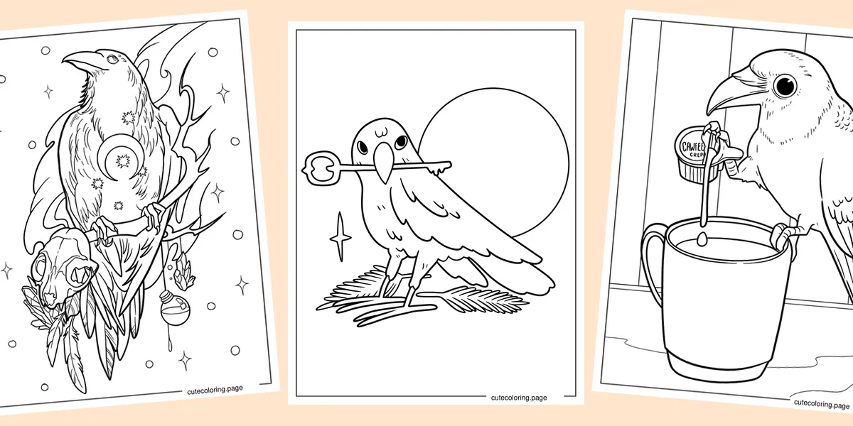 raven-coloring-pages