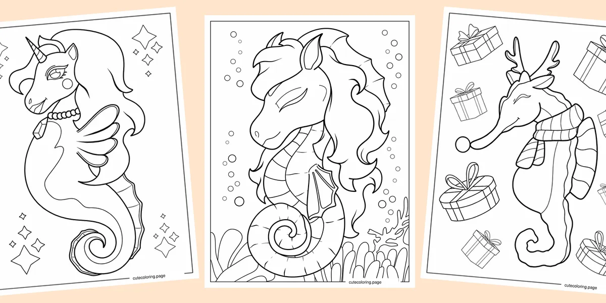 seahorse-coloring-pages