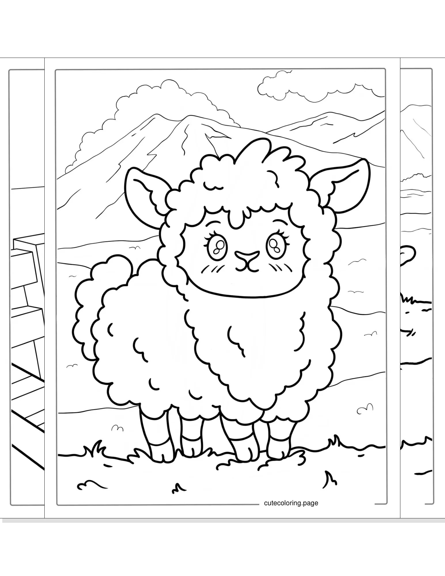 sheep coloring pages coloring page