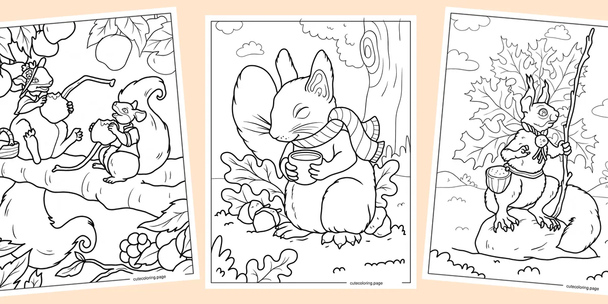 squirrel-coloring-pages