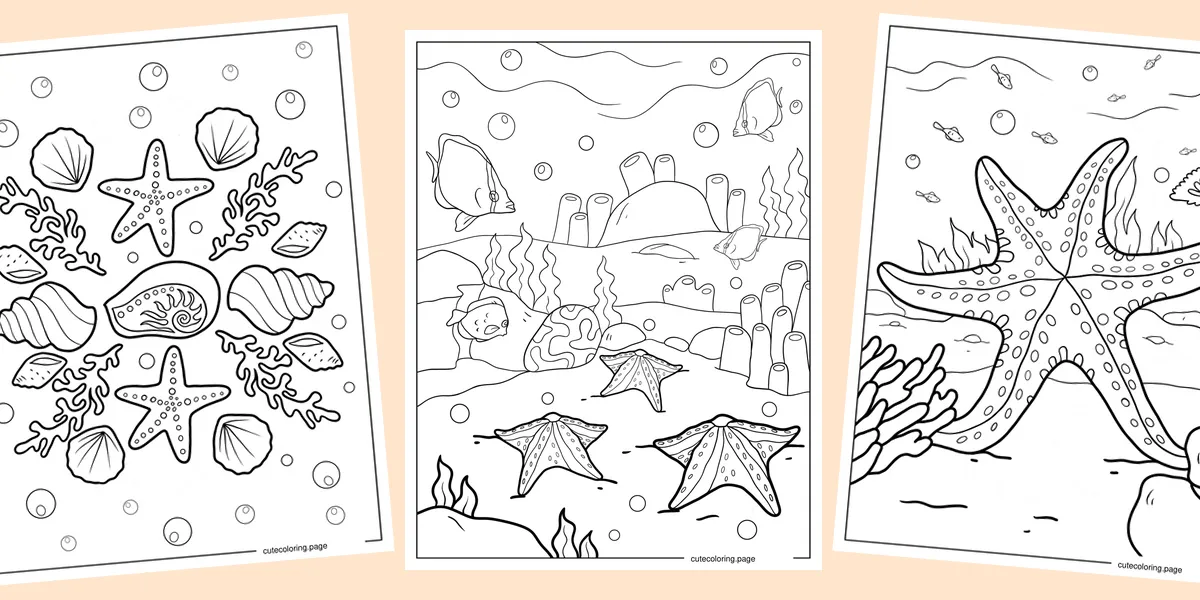 starfish-coloring-pages