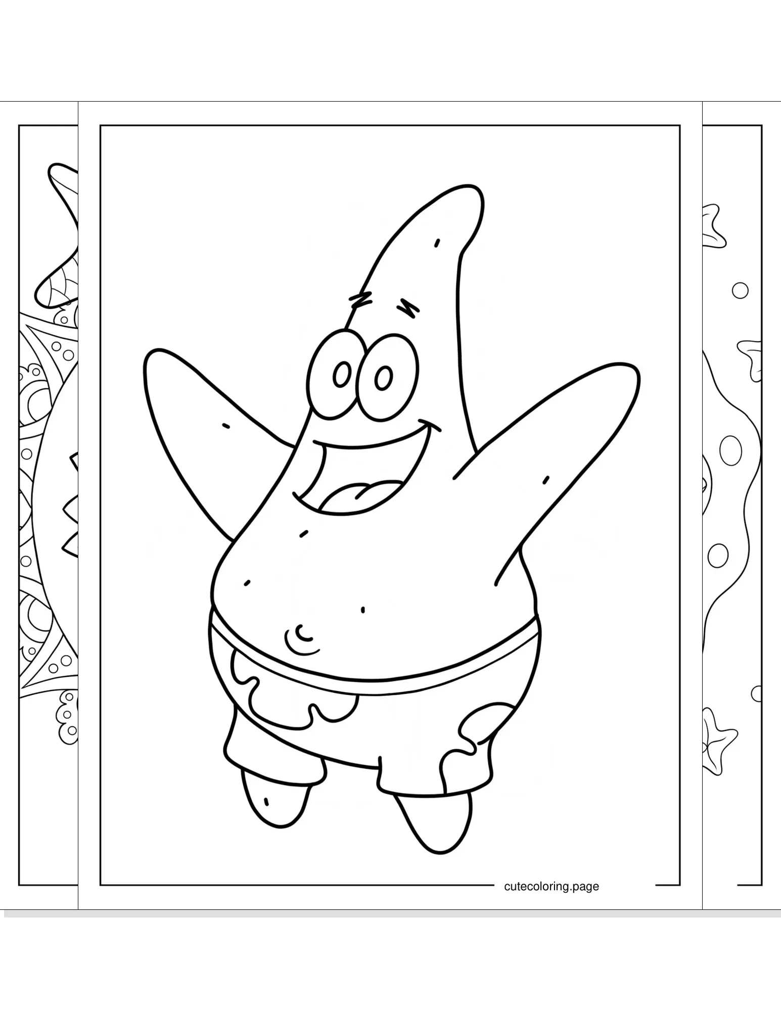 starfish coloring pages coloring page