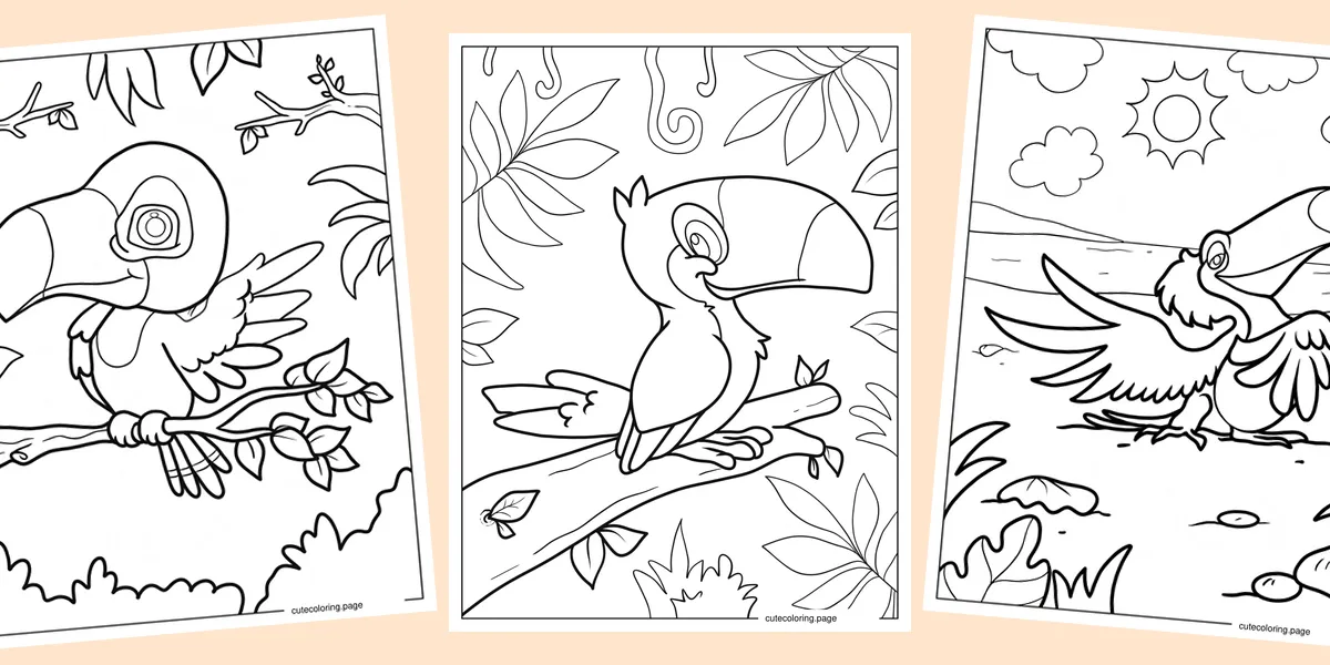 toucan-coloring-pages