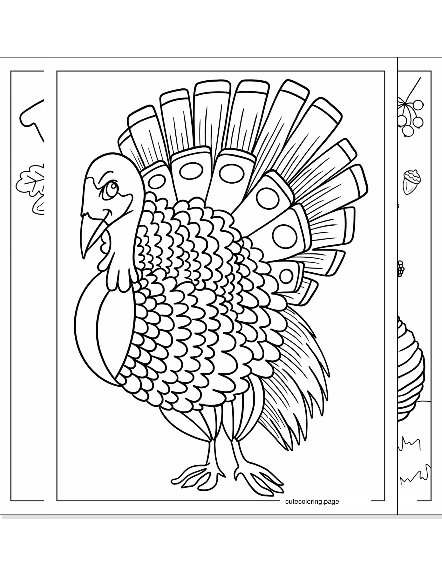 turkey coloring pages coloring page