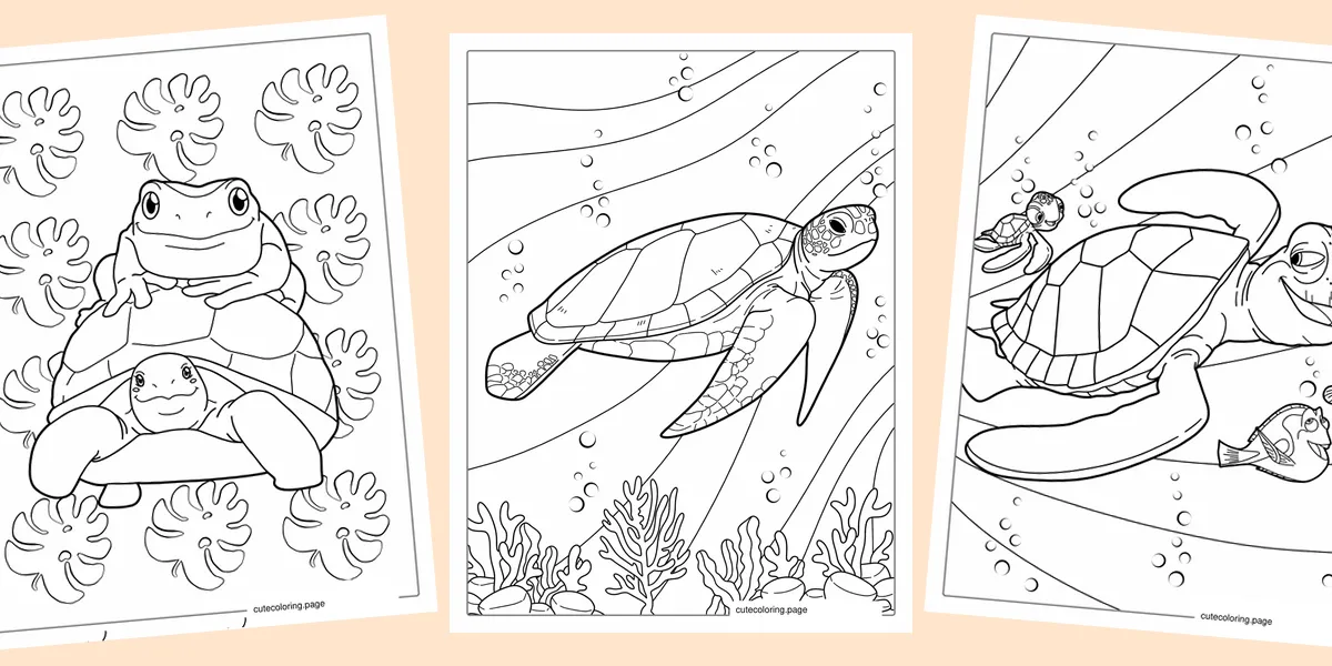 turtle-coloring-pages